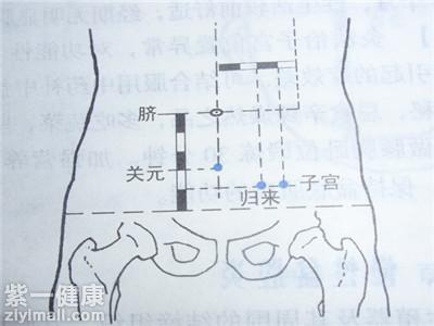 归来穴位位置图 哪些病症可以通过它来治疗