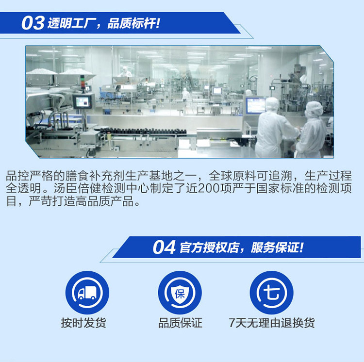 汤臣倍健胶原软骨素钙片优势4