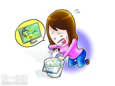 人在暴饮暴食以后,用催吐的手法会使得口腔里面分泌大量的唾液,这样